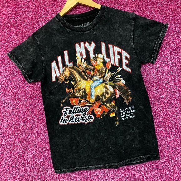 Falling In Reverse All My Life T-Shirt Size Small - Picture 3 of 4